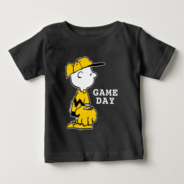 Erdnüsse | Charlie Brown Baseball Game Baby T-shirt (Vorderseite)