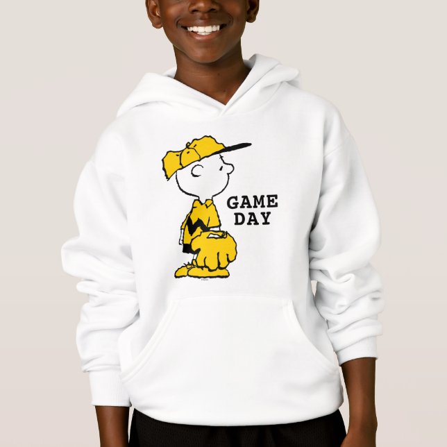 Erdnüsse | Charlie Brown Baseball Game Hoodie (Vorderseite)