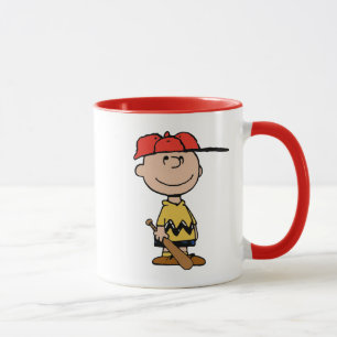 Erdnüsse Charlie Brown Baseball-Lächeln Tasse