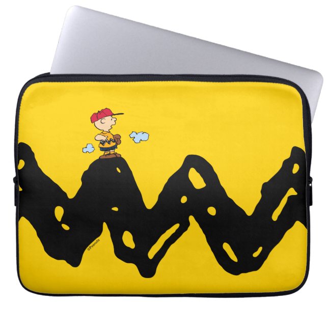 Erdnüsse | Charlie Brown Baseball Laptopschutzhülle (Vorderseite)
