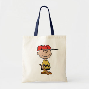 Erdnüsse   Charlie Brown Baseball Smile Tragetasche