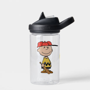 Erdnüsse   Charlie Brown Baseball Smile Trinkflasche