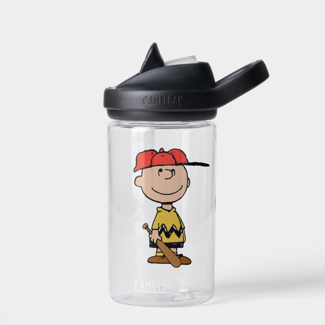 Erdnüsse | Charlie Brown Baseball Smile Trinkflasche (Links)