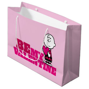 Erdnüsse Charlie Brown be My Valentine Große Geschenktüte