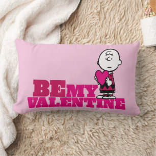 Erdnüsse   Charlie Brown be My Valentine Lendenkissen