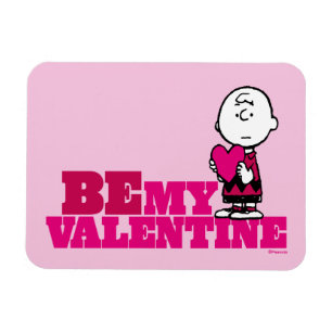 Erdnüsse   Charlie Brown be My Valentine Magnet