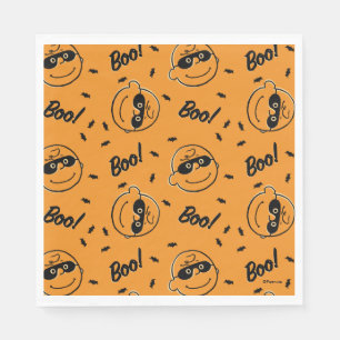 Erdnüsse Charlie Brown Boo! Muster Serviette
