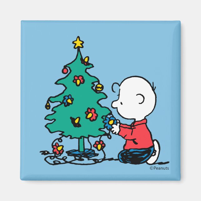 Erdnüsse | Charlie Brown Christmas Lights Magnet (Vorne)
