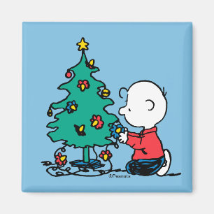 Erdnüsse Charlie Brown Christmas Lights Magnet