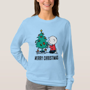 Erdnüsse Charlie Brown Christmas Lights T-Shirt