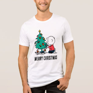Erdnüsse   Charlie Brown Christmas Lights Tri-Blend Shirt