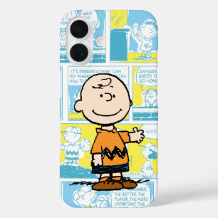 Erdnüsse   Charlie Brown Comic Pattern iPhone 16 Hülle