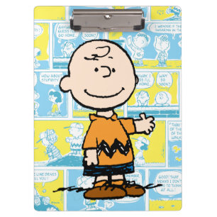 Erdnüsse Charlie Brown Comic Pattern Klemmbrett