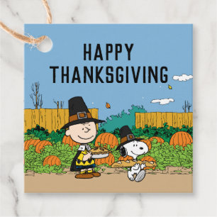 Erdnüsse Charlie Brown Erntedank Geschenkanhänger