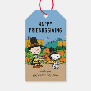 Erdnüsse Charlie Brown Erntedank Ihren Namen hin Geschenkanhänger