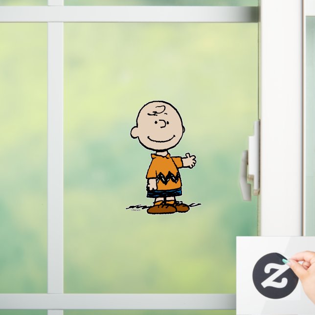 Erdnüsse | Charlie Brown Fensteraufkleber (Zuhause)