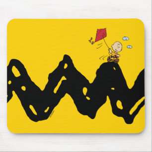 Erdnüsse   Charlie Brown Flying Kite Mousepad