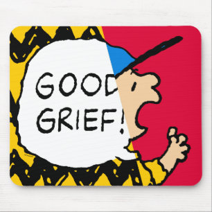 Erdnüsse   Charlie Brown Good Kummer Half & Half Mousepad