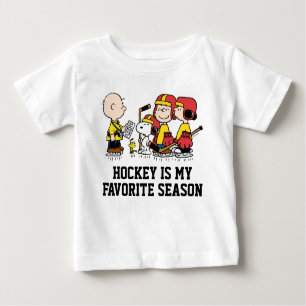 Erdnüsse   Charlie Brown Hockey Coach Baby T-shirt