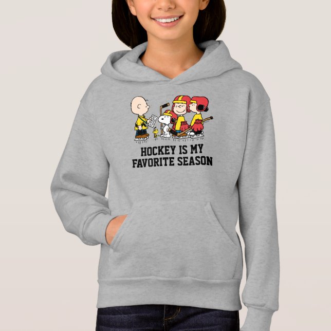 Erdnüsse | Charlie Brown Hockey Coach Hoodie (Vorderseite)