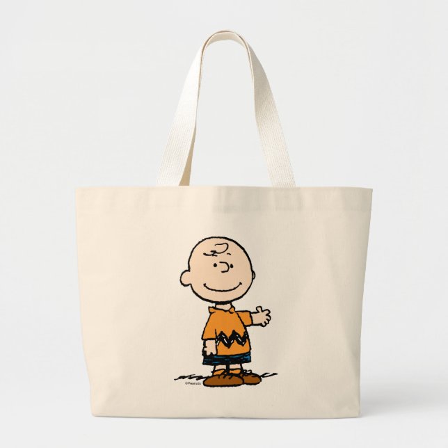 Erdnüsse | Charlie Brown Jumbo Stoffbeutel (Vorne)