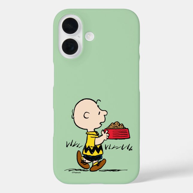 Erdnüsse | Charlie Brown mit Snoopy's Dish Case-Mate iPhone Hülle (Rückseite)
