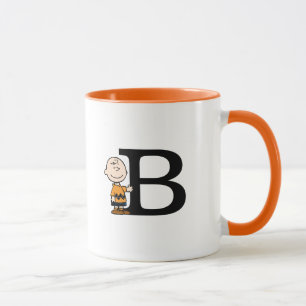 Erdnüsse   Charlie Brown Monogram B Tasse