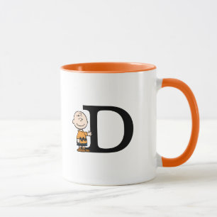 Erdnüsse Charlie Brown Monogram D Tasse