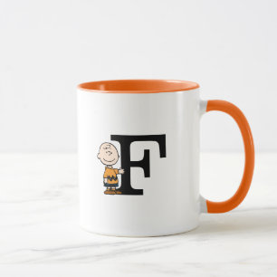 Erdnüsse   Charlie Brown Monogram F Tasse