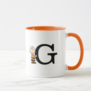 Erdnüsse   Charlie Brown Monogram G Tasse