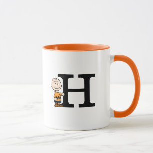 Erdnüsse   Charlie Brown Monogram H Tasse