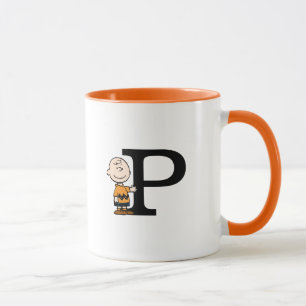 Erdnüsse   Charlie Brown Monogram P Tasse