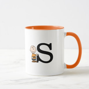 Erdnüsse   Charlie Brown Monogram S Tasse