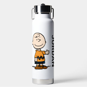 Erdnüsse   Charlie Brown   Name hinzufügen Trinkflasche