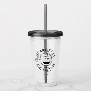Erdnüsse   Charlie Brown Nervous seit 1950 Acryltrinkbecher