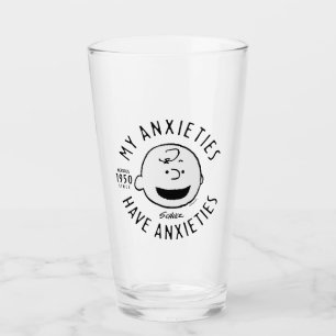 Erdnüsse Charlie Brown Nervous seit 1950 Glas