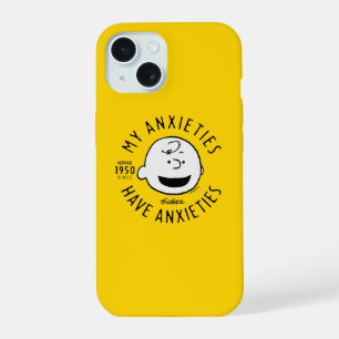 Erdnüsse   Charlie Brown Nervous seit 1950 iPhone 15 Hülle