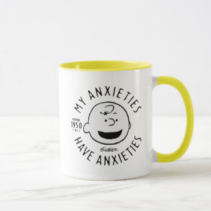 Erdnüsse   Charlie Brown Nervous seit 1950 Tasse