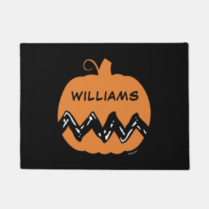 Erdnüsse   Charlie Brown Orange Pumpkin Fußmatte