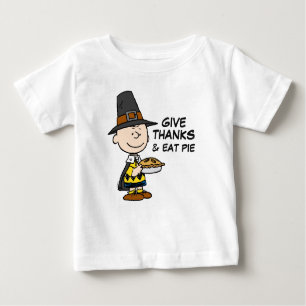 Erdnüsse   Charlie Brown Pilgrim Baby T-shirt