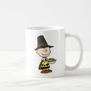 Erdnüsse   Charlie Brown Pilgrim Kaffeetasse