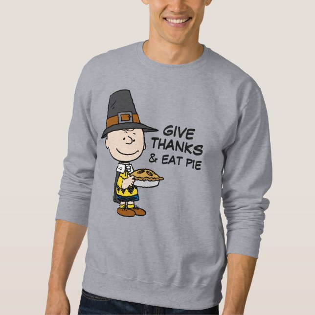 Erdnüsse | Charlie Brown Pilgrim Sweatshirt (Vorderseite)