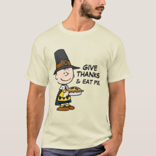 Erdnüsse   Charlie Brown Pilgrim T-Shirt