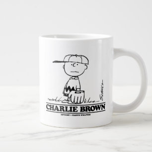 Erdnüsse   Charlie Brown Playing Ball Jumbo-Tasse