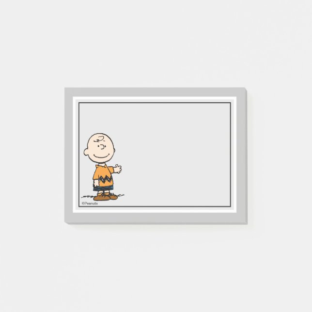 Erdnüsse | Charlie Brown Post-it Klebezettel (Vorderseite)