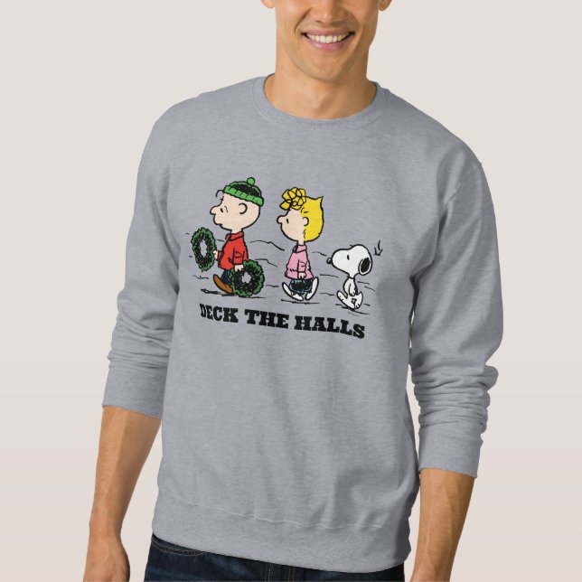Erdnüsse | Charlie Brown, Sally & Snoopy Sweatshirt (Vorderseite)