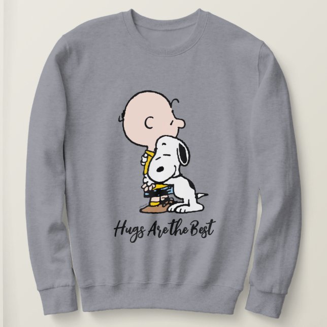 Erdnüsse | Charlie Brown & Snoopy Hug Sweatshirt (Design vorne)