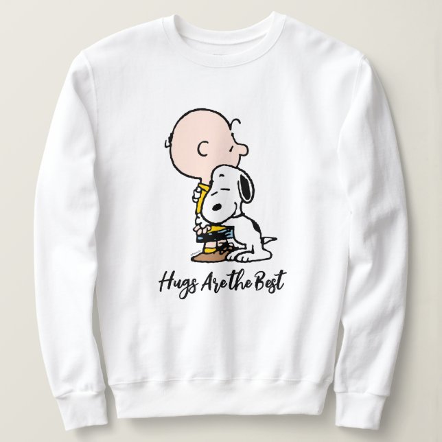 Erdnüsse | Charlie Brown & Snoopy Hug Sweatshirt (Design vorne)