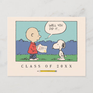 Erdnüsse Charlie Brown Snoopy Na Du Hast Es Gescha Postkarte