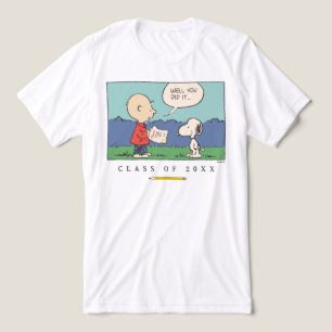 Erdnüsse Charlie Brown Snoopy Na Du Hast's Geschaf Tri-Blend Shirt